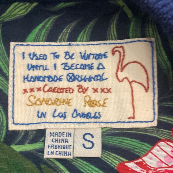 Sandrine Rose size small French Worker L/S Floral
Sweater Blue NWOT - Picture 2 of 6